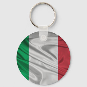 Stolze und patriotische italienische Flagge Schlüsselanhänger