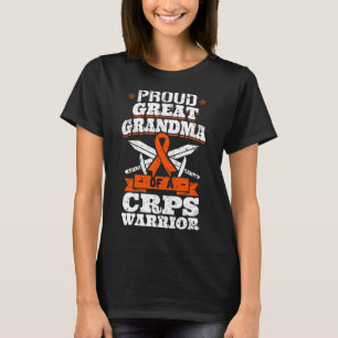 Stolze Urgroßmutter eines CRPS-Kriegers RSD-Bewuss T-Shirt