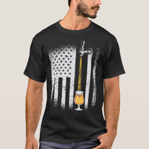 stolze US-Bürger Bierbrauerei Väter Bierbrauen T-Shirt