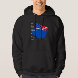 Stolze US-Länderflagge Alle schufen gleiche Gleich Hoodie