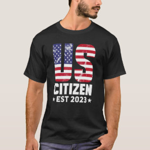 Stolze US-Staatsbürgerschaftsdekoration Amerikanis T-Shirt