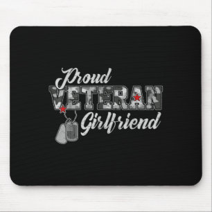 Stolze Veteranen Freundin Tarnung Vet Familie Mousepad