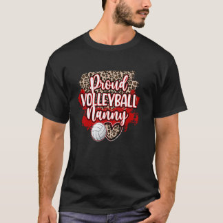 Stolze Volleyball-Tante eines Volleyball-Spieler-K T-Shirt