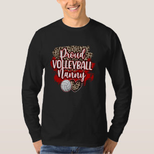 Stolze Volleyball-Tante eines Volleyball-Spielers T-Shirt