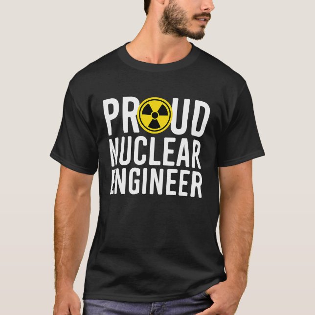 Stolzer Abschluss für den Nuklearen Ingenieur des  T-Shirt (Vorderseite)