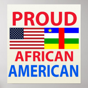 Stolzer Afroamerikaner Poster