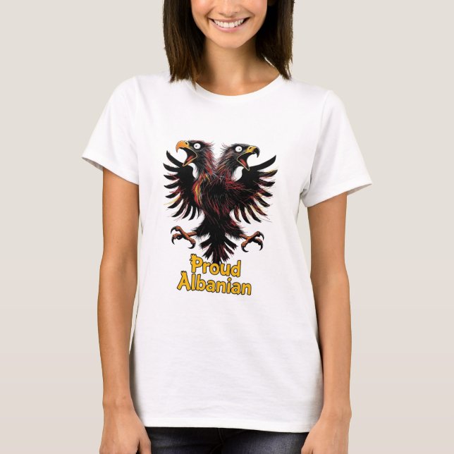 Stolzer Albaner  T-Shirt (Vorderseite)