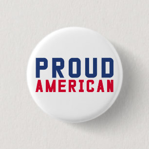 Stolzer Amerikaner Button