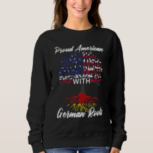 Stolzer Amerikaner mit deutschen Wurzeln USA Deuts Sweatshirt