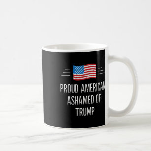 Stolzer Amerikaner - Schämt sich für Trump - Vinta Kaffeetasse