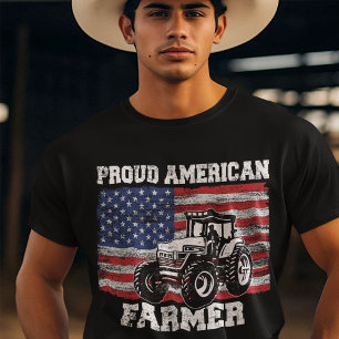 Stolzer amerikanischer Bauer Landwirtschaft Landwi T-Shirt