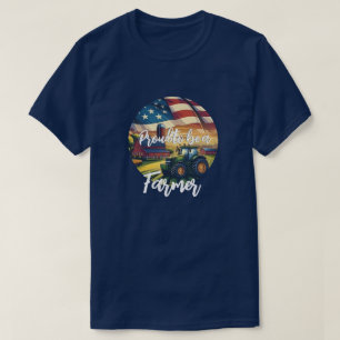 Stolzer amerikanischer Bauer T-Shirt