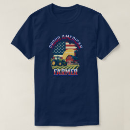 Stolzer amerikanischer Bauer T-Shirt
