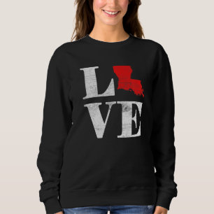 Stolzer Amerikanischer Bürger Staatsflagge Landkar Sweatshirt