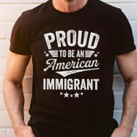 Stolzer amerikanischer Immigrant