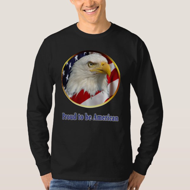 Stolzer amerikanischer T - Shirt (Vorderseite)