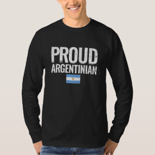 Stolzer Argentinier Argentinien-Flagge T-Shirt
