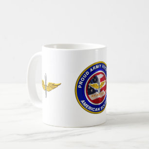 Stolzer Armee-Veteran-Aviation-Soldat Kaffeetasse
