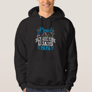 Stolzer Army National Guard Papa-Hundeanhänger US- Hoodie