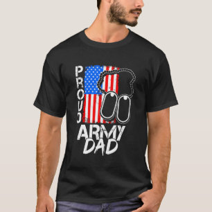 Stolzer Army-Vater Militär-Vater Stolz T-Shirt