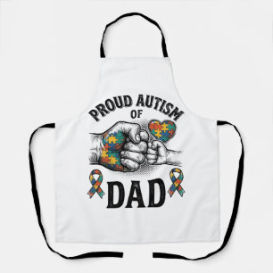 Stolzer Autism-Vater Vintage-Gravur-Bewusstsein-Sh Schürze
