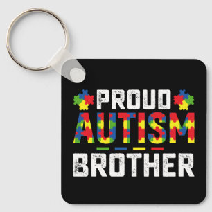 Stolzer Autismus-Bruder Bewusstsein Autistische Fa Schlüsselanhänger