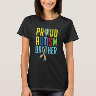 Stolzer Autismus-Bruder Geschwister Autismus-Bewus T-Shirt