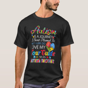 Stolzer Autismus-Bruder-Herz-Puzzle Autismus-Bewus T-Shirt