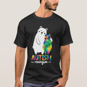 Stolzer Autismus-Cousin-Bär Autismus-Bewusstsein f T-Shirt