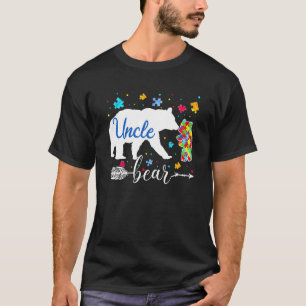 Stolzer Autismus-Onkel-Bär-Puzzle Autismus-Onkel-B T-Shirt