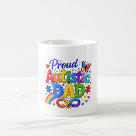 Stolzer autistischer Vater Bunt Kaffeetasse