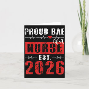 Stolzer Bae einer Krankenschwester Est 2026 Neue A Karte