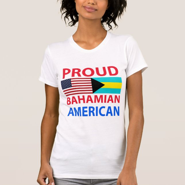 Stolzer bahamischer Amerikaner T-Shirt (Vorderseite)
