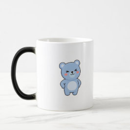 Stolzer Bär Minimal Kawaii Stil Verwandlungstasse