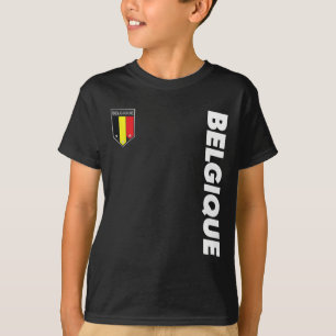 Stolzer Belgier - Belgien Bekleidung - Belgien Fuß T-Shirt