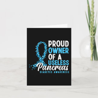 stolzer Besitzer eines nutzlosen Bauchspeicheldrüs Karte
