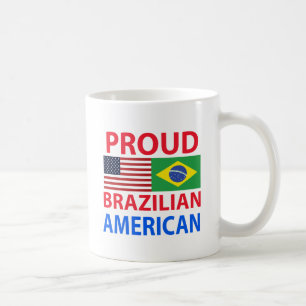Stolzer brasilianischer Amerikaner Tasse