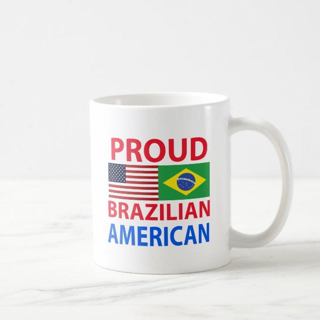 Stolzer brasilianischer Amerikaner Tasse (Rechts)
