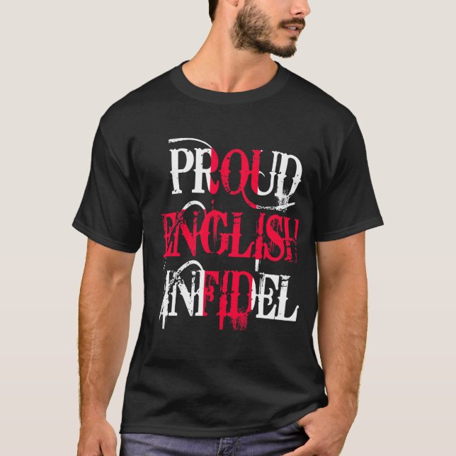 Stolzer britischer Ungläubiger T-Shirt (Vorderseite)