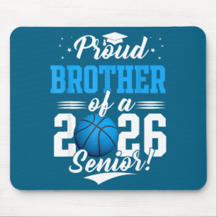 Stolzer Bruder 2026 Senior Basketball Grafik Kunst Mousepad