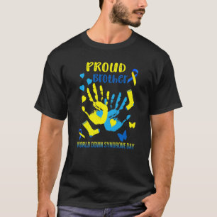 Stolzer Bruder Down-Syndrom-Bewusstsein T21 T-Shirt
