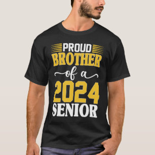 stolzer Bruder einer 2024 höheren Abschluss-Klasse T-Shirt