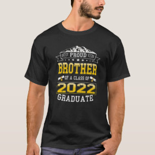 stolzer Bruder einer Klasse von 2022 Hochschulabso T-Shirt