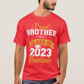 Stolzer Bruder einer Klasse von 2023 Graduierte Se T-Shirt