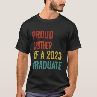 stolzer Bruder eines 2023-Grad-Abschlüsse T-Shirt