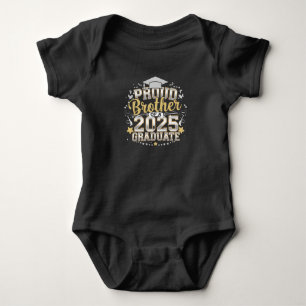 stolzer Bruder eines 2025 abgeschlossenen Abschlus Baby Strampler