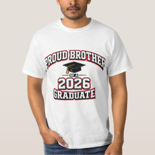 Stolzer Bruder eines 2026er Absolventen in Varsity T-Shirt