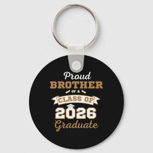 Stolzer Bruder eines Cl-Absolventen 2026-Shirt Mel Schlüsselanhänger