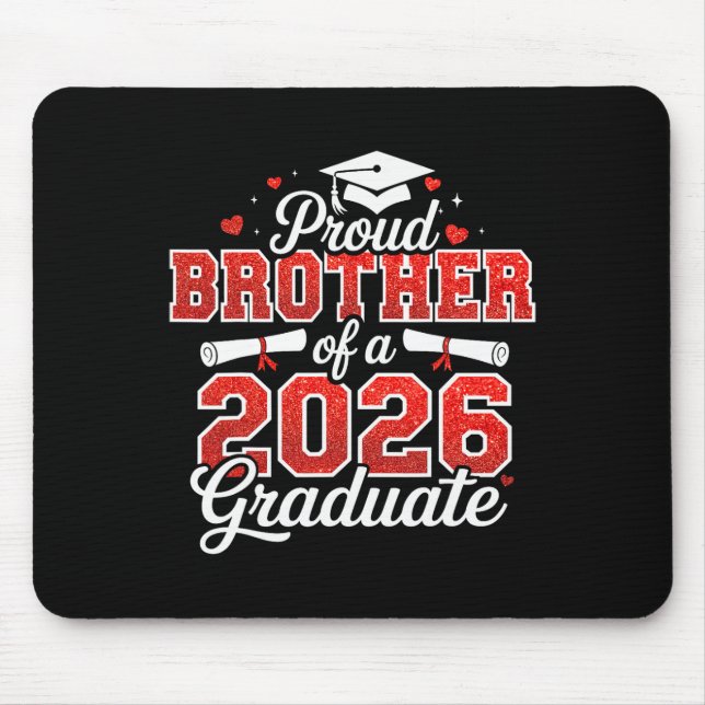 Stolzer Bruder eines Cl-Absolventen der Klasse 202 Mousepad (Vorne)