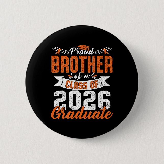 Stolzer Bruder eines Cl-Absolventen von 2026 Absch Button (Vorderseite)